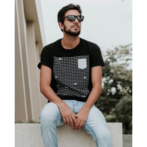 Black Vintage Tişört