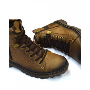 Cool Boots Deri Bağcıklı Bot