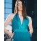 Outrageous V-Neck Jumpsuit Bluz